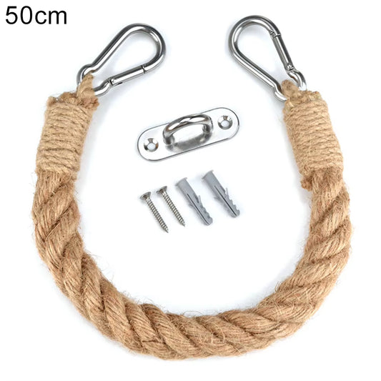 40/50/60/70Cm Vintage Style Woven Hanging Rope Toilet Paper Roll Holder Decor