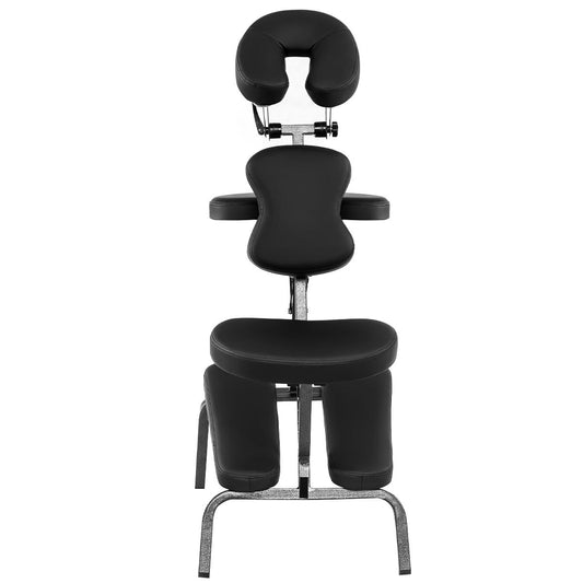 Chaise De Massage Professionnel Portable Hauteur Accoudoirs Coussins Réglables Sac De Transport Capacité 150Kg Noir/Bleu/Violet
